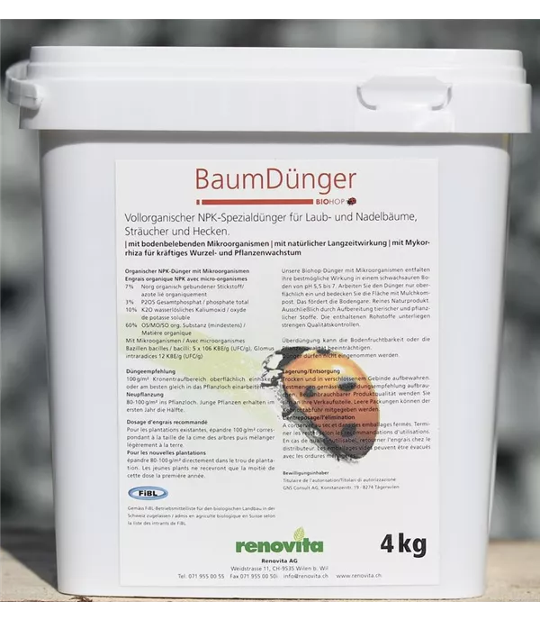 Biohop Baumdünger 4 kg