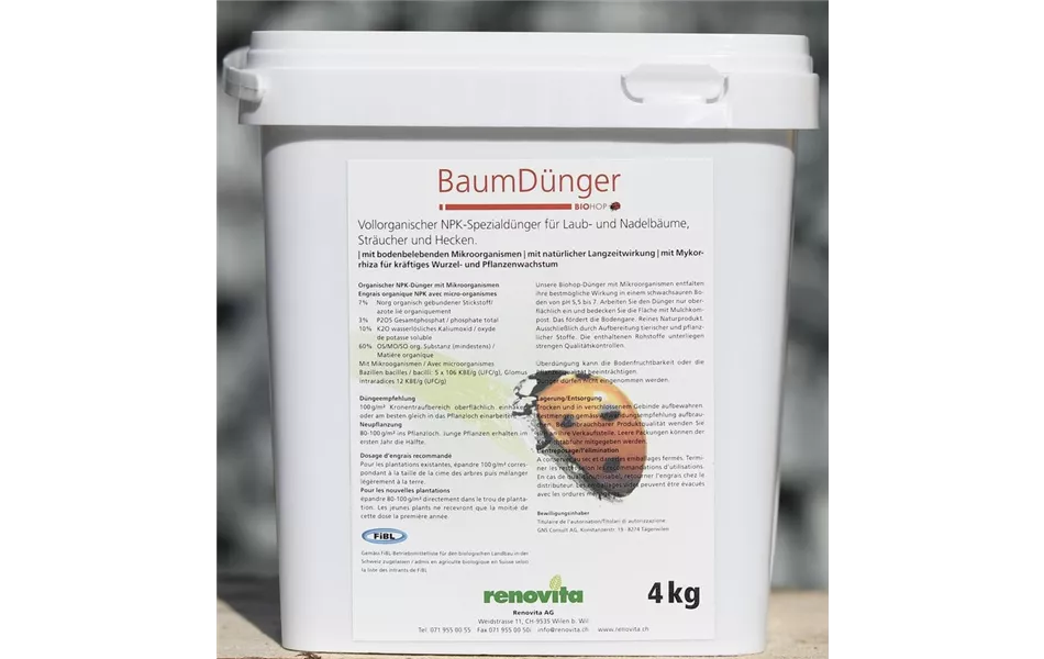 Biohop Baumdünger 4 kg Biohop Baumdünger 4 kg