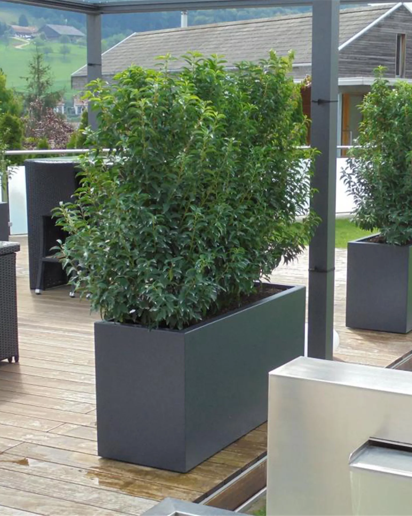 Protection visuelle dans le bac