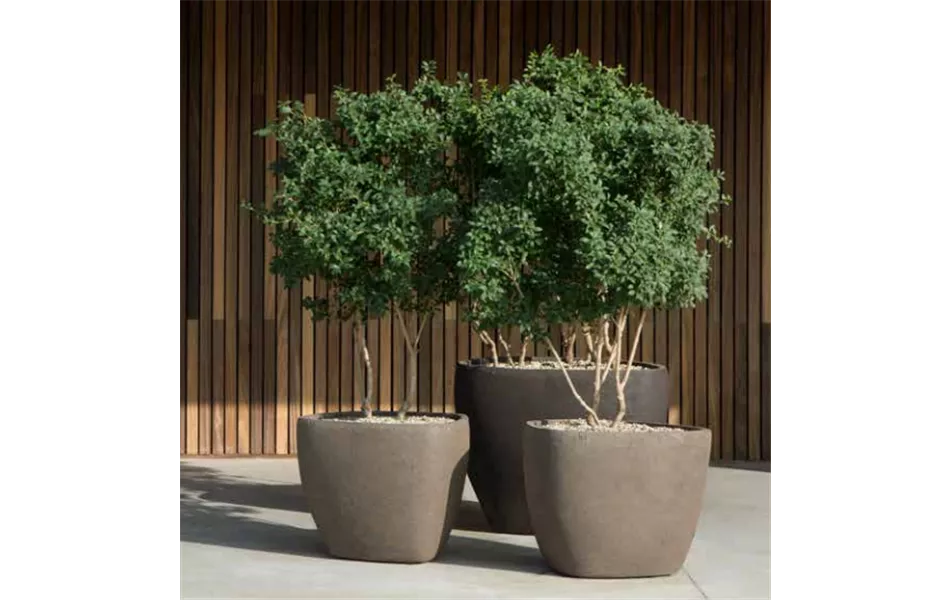 Atelier Vierkant Pflanzgefäss OE60 schwarz Atelier Vierkant Pflanzgefäss OE60 schwarz