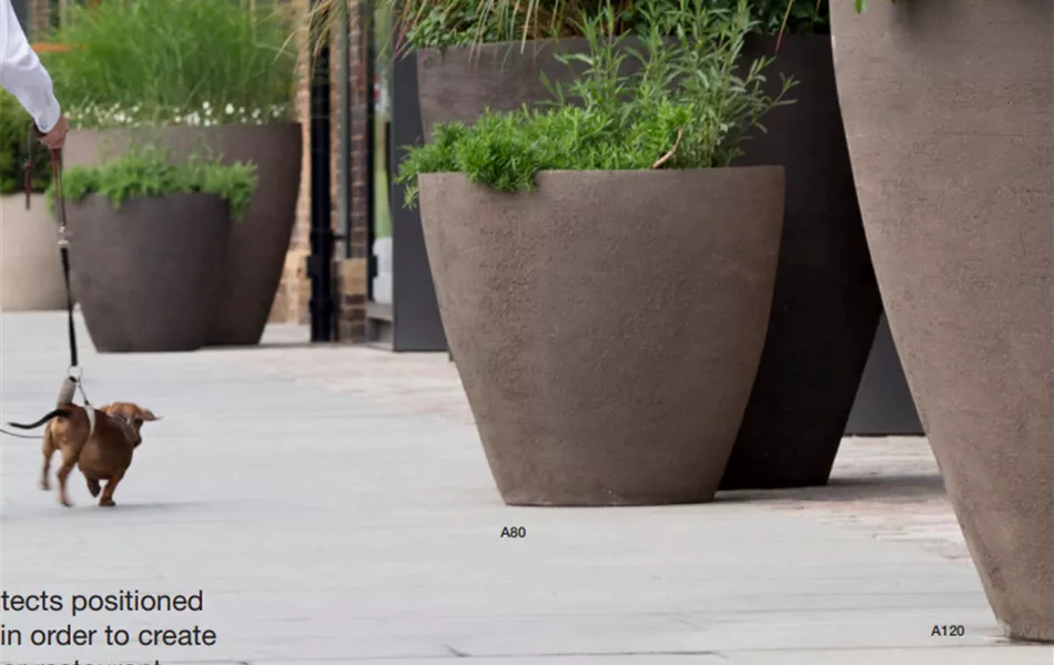 Atelier Vierkant Pflanzgefäss A40 schwarz Atelier Vierkant Pflanzgefäss A40 schwarz